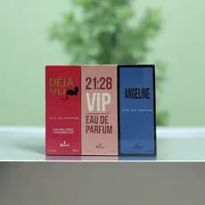 KIt com 03 perfumes feminino de 100ml cada, as fragrâncias mais desejadas