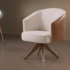 Poltrona Giratoria Design Moderno Conforto E Sofisticacao Para Sala