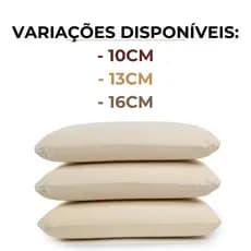Travesseiro Nasa-X Original Viscoélastico Alto Antialérgico Antiácaro Macio