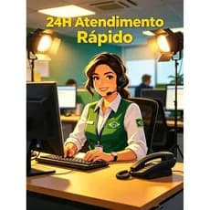Atendimento ao cliente rápido 24 horas (fornecimento de peças danificadas ou faltantes) 006