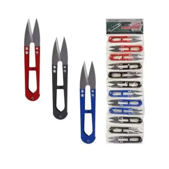 Kit 12 Tesoura de Pic - Tesoura de Arremate para Costura / Patchwork de Metal - Promoção
