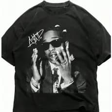 Camiseta Vintage Streetwear 90s Slim Antony Algodão Y2k Premium