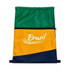 KIT 5 Bolsa Sacola Mochila Brasil Academia Lazer Impermeável Gym Bag unissex