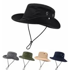 Chapéu de Sol Tactel tatico Masculino Feminino Trilha Camping Proteção UV 50+ Dobrável Camping