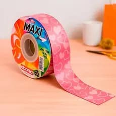 Fita Maxi Albano True Love Rosa 32mmx 100metros laço para Presente dia dos namorados amor