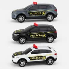 Miniatura Carrinho SUV Policia carro brinquedo Viatura infantil