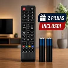 Controle Remoto Compatível Com Tv Samsung Smart Led Universal Pilha