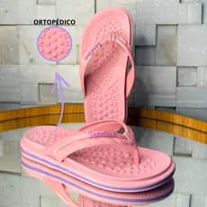 Chinelo Feminino Adulto Sandália Ortopédica Anatômica e Confortável Sandlux