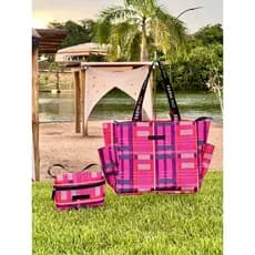 Bolsa Feminina Sacola Tote Verão Com Necessaire Estampada 02