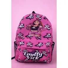 Mochila Escolar Infantil Emilly Vick Rosa Alça Regulável