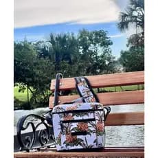 Bolsa Térmica Feminina Lancheira Alça Transversal Regulável com Apoio Verão 06