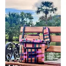 Bolsa Térmica Feminina Lancheira Alça Transversal Regulável com Apoio Verão 05