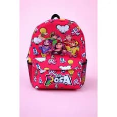 Mochila Infantil Escolar Turma Dos Rosa Alça Regulável