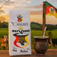 Erva Mate Nativa Suave com Açúcar Rei Verde 1kg