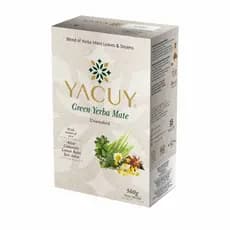 Erva Mate Pura Folha Verde Composto Camomila Yacuy a vácuo 500g