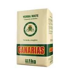 Erva Mate Canarias Té Verde Y Jengibre 1Kg