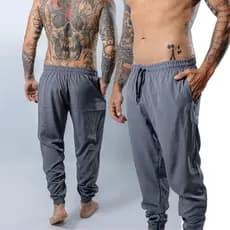 Calça Jogger com Elastano Leve Praticar Esportes