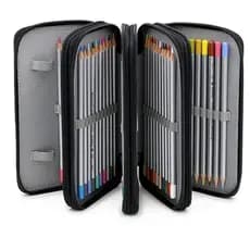 Estojo Escolar/Estojo Box/Estojo De Lápis De Quatro Camadas Com 72 Furos De Cor/Material Escolar/Papela
