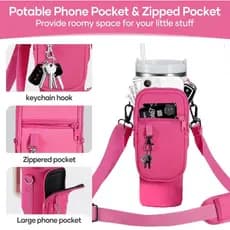 Capa Térmica Para Copos De 40 oz De 1180ml De Grande Capacidade Com Alça E Bolsa De Armazenamento Bosco.Loja