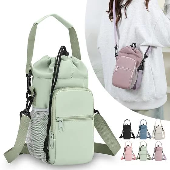 Mochila isolada de grande capacidade ao ar livre garrafa térmica e capa protetora impermeável para celular Bosco