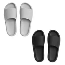 Kit 2 Chinelos Nuvem Masculino Slide Unissex Jogador Blogueiro Tendencia