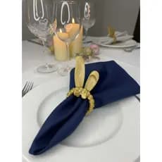 kit Porta Guardanapo Páscoa Decorativo Argolas Enfeite Anéis para Guardanapos Mesa Posta Coelho