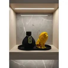 Kit Decorativo Sala quaro Escritório Vaso Bandeja Leão Força Moderno Minimalista