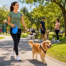 Guia Retrátil Passeio Pet Trava Segurança Cabo Ergonômico 3 Metros Variadas Cores cão cachorro gato animais estimação