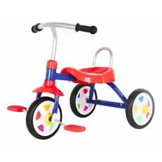 Triciclo Infantil Pedal Azul Seguro Confortavel Divertido Crianca Menino Menina