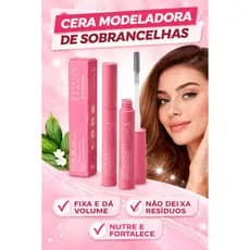 Cera Modeladora de Sobrancelhas Brow On Top Natalia Beauty Ruby Rose Alta Fixação Vegana
