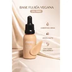 Base Fluída Vegana DaPop Oil Free | Cobertura Média + Efeito Matte Natural
