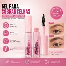Gel Incolor para Sobrancelhas Brow Rise Ruby Rose – Fixação e Definição Perfeita