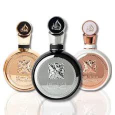 Kit 3 Perfumes Árabes Fakhar - FAKHAR GOLD, FAKHAR ROSE E FAKHAR BLACK - Embalagem De Vidro Lacrado
