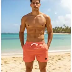 Bermuda Short Com Elastano Masculino Tactel Premium Com Elastano Fitness Praia Moda Verão Casual