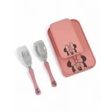 Kit Lancheira Mickey Disney – Marmita + Talheres Com Tampa Protetora | BPA Free, Escolar e Passeio