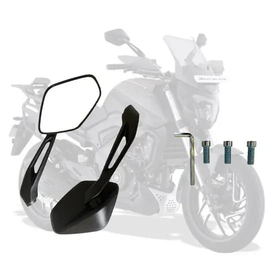 RETROVISOR BAJAJ 400 DOMINAR ROSCA HONDA YAMAHA SUZUKI DAFRA UNIVERSAL PREMIUM