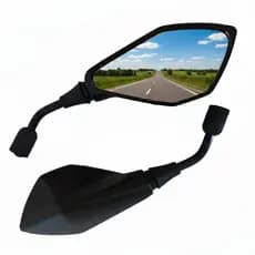 Retrovisor Modelo Kawazaki Ninja Z400 Mini Para Motos Honda Dafra Suzuki Universal Rosca 10mm