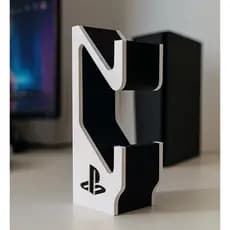 Suporte para Controle PS5 DualSense Base Organizador VideoGame Para 2 Controles Duplo