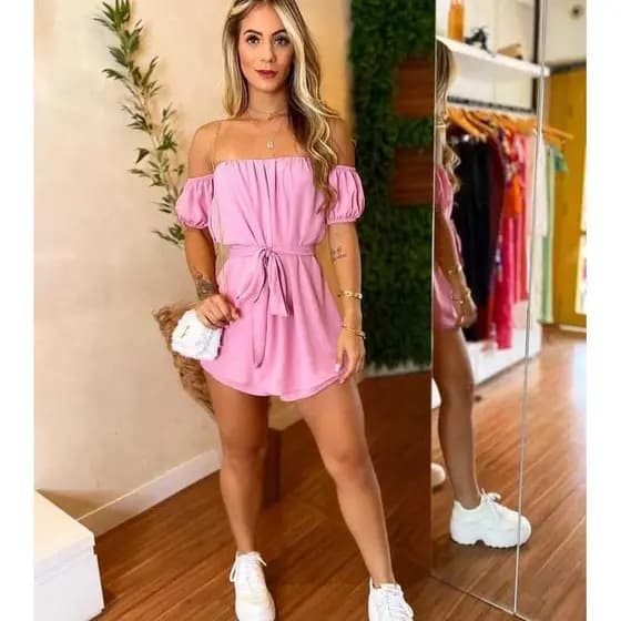 MACAQUINHO FEMININO TIPO VESTIDO