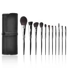 MSQ 11Pcs Pincel De Maquiagem Prateado Picasso , Profissional Atualizado De Alta Qualidade Conjunto De Pincéis Original
