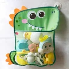 ADAMES 2 Unidades De Saco De Armazenamento De Brinquedos De Banho De Bebê , Rede De Malha De Sapo Em Formato De Pato De