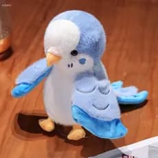 ADAMES Pássaro Macio Brinquedo De Pelúcia Boneca , Periquito Pai-Filho Interativo Papagaio Cosplay , Kawaii