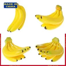 Realista Artificial Banana Bunch Frutas Exibicendo Falsa Decorativa Fo