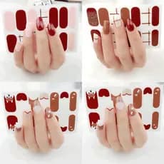 Princesa Série Zhengxiang Influencer Adesivos de manicure Pequenos adesivos de manicure frescos com estampa de leopardo