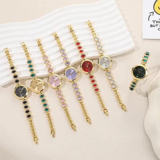 Diamante senhoras relógio luz luxo jóias pulseira relógio moda cheio de diamante feminino estudante pulseira relógio de