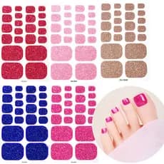 Zhengxiang cor sólida cebola em pó manicure adesivos estilo simples adesivos de unhas manicure adesivos de unhas à prova