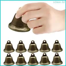 Nim 10 Peças Sinos Pequenos Pendurados Natal-Decoração