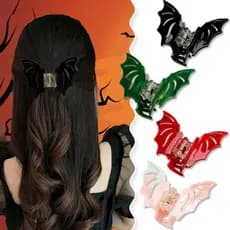 1Pc Halloween Engraçado Morcego Captura Clipe Na Parte De Trás Da Cabeça Mulher , Roupa De Férias Acessórios Para O Cabe