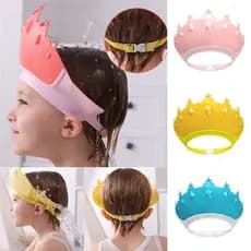 Acessórios para Banho de Bebê/Touca de Banho para Bebê com Função de Proteção para Olhos e Ouvidos XBSD