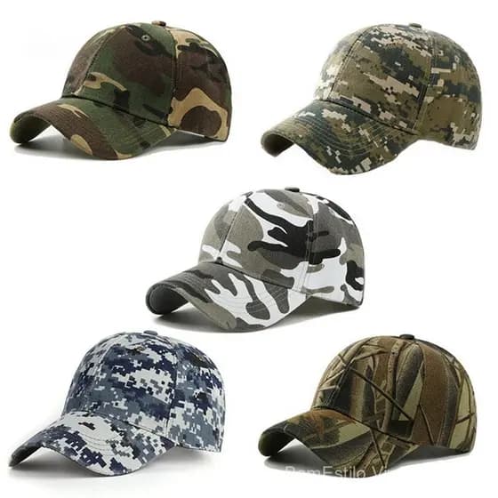 Boné De Camuflagem / Baseball / Militar / Do Exército / Sawadik / Camuflado Para Masculino